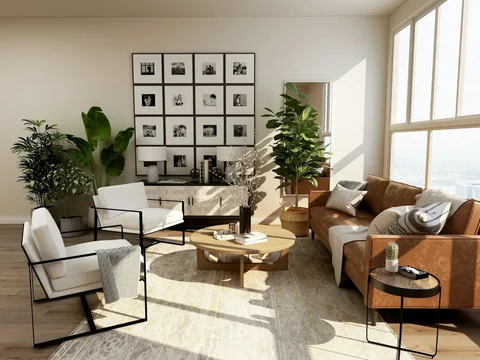 Apartamento funcional com ambientes acolhedores